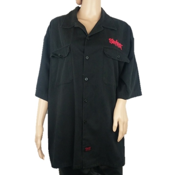 slipknot button up shirt